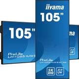 iiyama LH10551UWS-B1AG 104.7" 5K LED Digital Signage 24/7