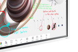 Samsung Interactive Whiteboard 65" WM65B 4K Touchscreen Gray-White