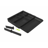 Drawer Organizer Exacompta DRAWINSERT 24,6 x 29,8 x 3,6 cm Plastic Black (6 Units)-5