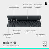 Bluetooth Keyboard Logitech 920-013010 Graphite-11