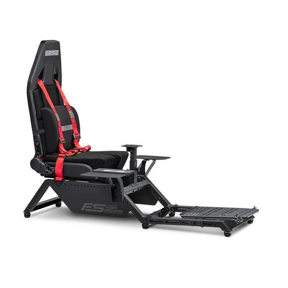 Next Level Racing | Flight Simulator Cockpit | Black and Red-0