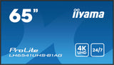 Iiyama Signage Display LH6541UHS-B1AG 64.5" 4K UHD 24/7 Black