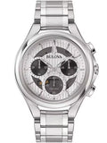 Bulova Watch 96A301 Gent Quartz 38mm Sapphire 3 ATM Chronograph Official Box