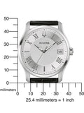 Bulova Watch 96B388 Gent Quartz 3 ATM Mineral Glass Date Official Box