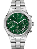 Bulova Watch 96B409 Gent Quartz 10 ATM Mineral Glass Chronograph Official Box