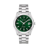 Bulova Watch 96B429 Gent 39mm Stainless Steel 3 ATM Date Mineral Official Box