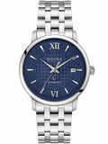 Bulova Watch 96B447 Gent Quartz 3 ATM Sapphire Glass Official Box Date