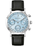 Bulova Watch 96B456 Gent Quartz 3 ATM Sapphire Chronograph 46 mm Official Box