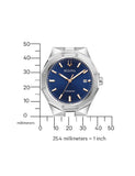 Bulova Ready Stock Watch 96B463 Gent Quartz 10 ATM Sapphire Glass
