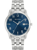 Bulova Watch 96B475 Gent Quartz 3 ATM Mineral Glass Official Box