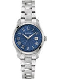 Bulova Watch 96M163 Quartz 3 ATM Mineral Glass Official Box