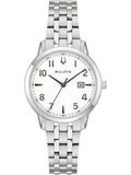 Bulova Watch 96M174 Quartz 3 ATM Mineral Glass Official Box