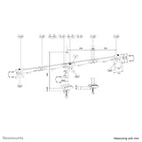 Screen Table Support Neomounts DS60-600BL3 10" 27"-14