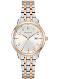 Bulova Watch 98M140 Quartz 3 ATM Mineral Glass Date Official Box