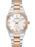 Bulova Watch 98P221 Quartz 3 ATM Mineral Glass Official Box
