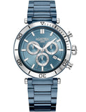 ROAMER Watch 994837 41 45 20 Quartz 5 ATM Sapphire Chronograph Gent Official Box