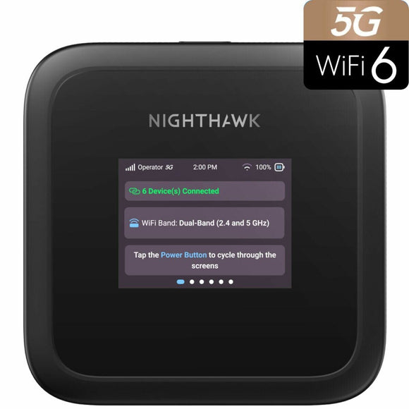 Router Netgear MH3150-100EUS Black Wi-Fi 6 GHz USB USB-C USB-C 3.2 Gen 1 (3.1 Gen 1)-0