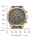 Citizen Watch AT8263-10H Quartz 10 ATM Sapphire Chronograph Official Box