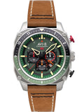 AVI-8 Watch AV-4100-01 Gent Quartz 5 ATM Mineral Glass 46 mm