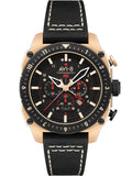 AVI-8 Watch AV-4100-06 Gent Quartz 5 ATM Mineral Glass 46 mm Official Box