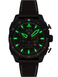 AVI-8 Watch AV-4100-08 Gent Quartz 5 ATM Mineral Glass 46 mm Official Box