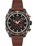 AVI-8 Watch AV-4100-09 Gent Quartz 5 ATM Mineral Glass 46 Mm
