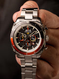 AVI-8 Watch AV-4100-11 Quartz 5 ATM Mineral Glass 46 mm