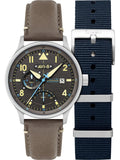 AVI-8 Watch AV-4101-09 Gent Quartz 5 ATM Mineral Glass 46 mm Official Box