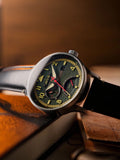 AVI-8 Watch AV-4101-0A Quartz 46 Mm 5 ATM Mineral Glass