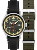 AVI-8 Watch AV-4101-0A Quartz 46 Mm 5 ATM Mineral Glass