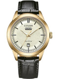 Citizen Watch AW0153-04AC Gent Quartz 39 mm 10 ATM Mineral Glass Date Official Box
