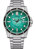 Citizen Watch AW1816-89L Quartz 10 ATM 43 mm Mineral Glass Date Official Box