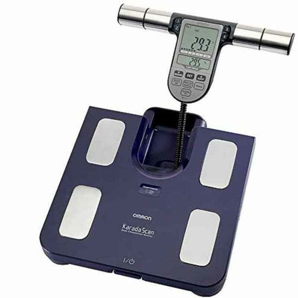 Digital Bathroom Scales Omron BF511 Body Fat Ratio Blue-0