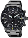 Citizen Watch Citiz en Aviator Chrono CA0695-84E Quartz 10 ATM Mineral Glass 40 mm