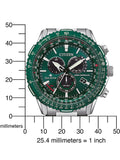 Citizen Watch Cit izen Crono Pilot Steel Ready Stock CB5004-59W