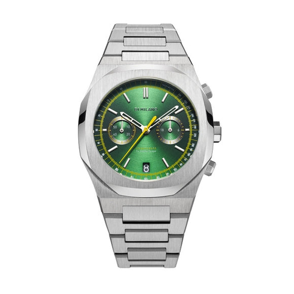 D1 MILANO Mod. CRONOGRAFO NOBLE GREEN - RE-STYLE EDITION-0