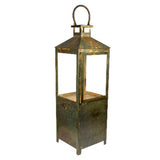 Lantern Romimex Antique Brown Metal 22 x 66 x 22 cm-0