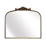 Wall mirror Romimex Golden Metal 87 x 100 x 2 cm-1