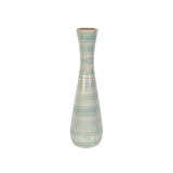 Vase Romimex Blue White Ceramic 20 x 69 x 20 cm-0