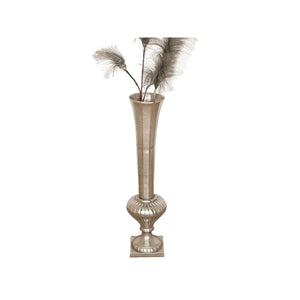 Floor vase Alexandra House Living Silver Aluminium 18 x 70 x 18 cm-0