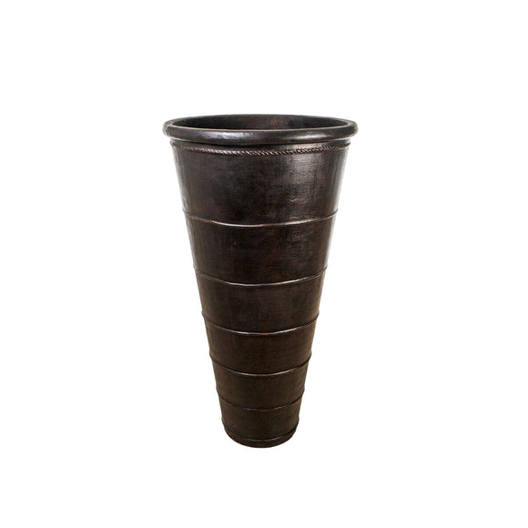 Floor vase Alexandra House Living Black Ceramic 85 x 165 x 85 cm-0