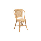 Chair Romimex Brown Rattan 55 x 85 x 65 cm-0