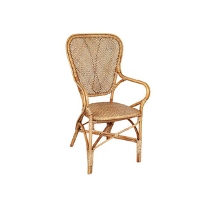 Armchair Romimex Natural Rattan 56 x 104 x 57 cm-0