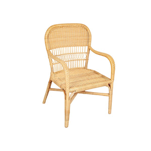 Armchair Romimex Natural Rattan 55 x 87 x 60 cm-0