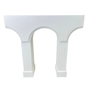 Console Romimex White MDF Wood 100 x 91 x 24 cm-0