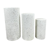 Columns Romimex Cream MDF Wood 3 Pieces-0