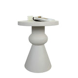 Side table Romimex Cream MDF Wood 40 x 49 x 40 cm-0