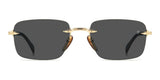DAVID BECKHAM Sunglasses DB 1195_S Gentlemans Metal Frame IR 57