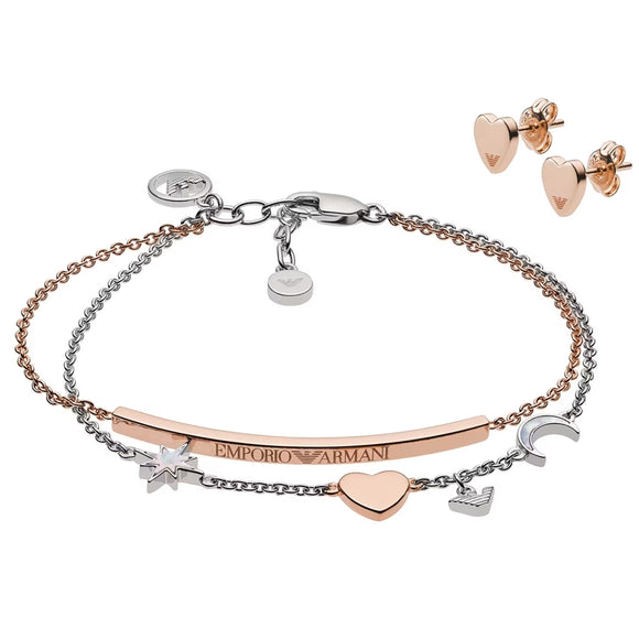 EMPORIO ARMANI JEWELS Mod. SENTIMENTAL Special Pack + Earring-0