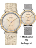 Citizen Watch EM1006-40A Quartz 5 ATM Sapphire Crystal 40 mm Ready Stock